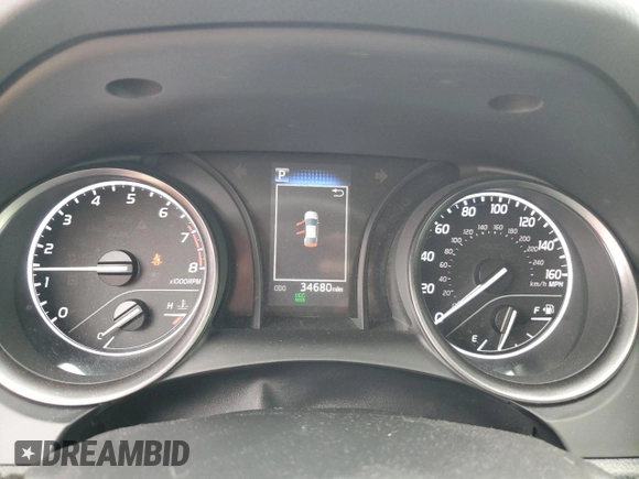 2023 Toyota Camry SE with VIN 4T1G11AK5PU099558, listed as a Copart auction lot 46894195 with 34,680 mi miles and Salvage Title. Bid and sale history available at DreamBid. Image 9.