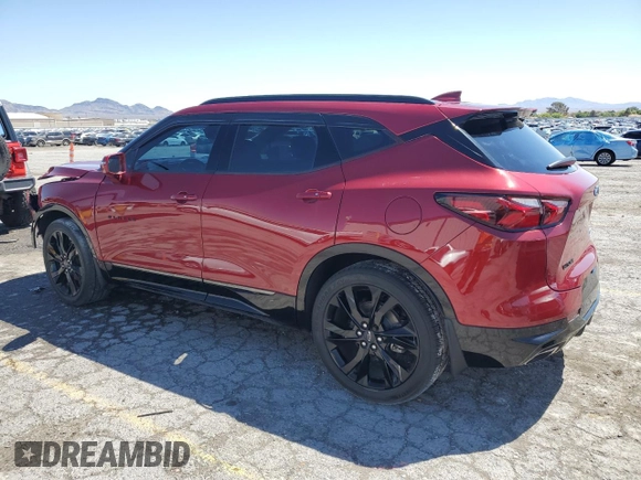 2019 Chevrolet Blazer RS z VIN 3GNKBERS1KS684676, wystawiony jako Copart lot #56251875 z przebiegiem 59 503 mil mil oraz Szkoda całkowita • Salvage title. Historia ofert i sprzedaży dostępna na DreamBid. Obrazek 2.
