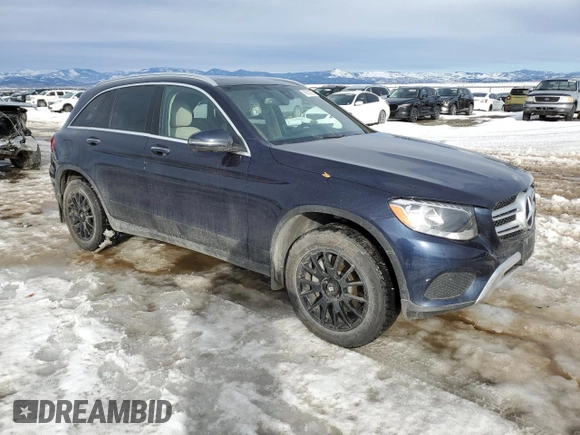 2017 Mercedes-Benz GLC with VIN WDC0G4KB7HV007392, listed as a Copart auction lot 45758665 with 72,569 mi miles and Salvage Title. Bid and sale history available at carsss.com. Image 4.
