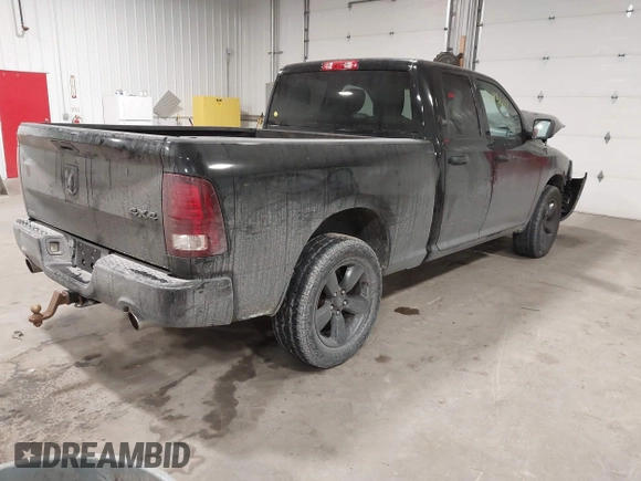 2014 Ram 1500 Express with VIN 1C6RR7FT0ES355096, listed as a IAAI auction lot 41093691 with 154,640 mi miles. Bid and sale history available at carsss.com. Image 4.