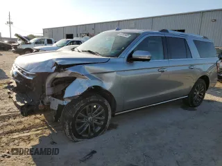 2020 Ford Expedition Max Limited z VIN 1FMJK1KT8LEA87855, wystawiony jako Copart lot #52282465 z przebiegiem 144 808 mil mil oraz Nie do naprawy • Non repairable. Historia ofert i sprzedaży dostępna na DreamBid. Obrazek 1.