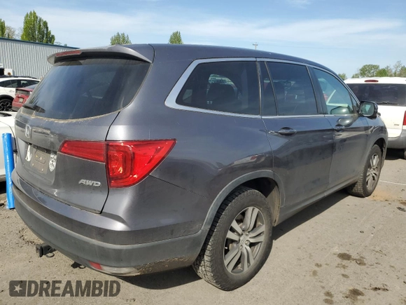 2016 Honda Pilot EX-L z VIN 5FNYF6H53GB072181, wystawiony jako Copart lot #54626075 z przebiegiem 125 568 mil mil oraz Szkoda całkowita • Salvage title. Historia ofert i sprzedaży dostępna na DreamBid. Obrazek 3.