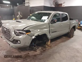 2023 Toyota Tacoma 4WD SR with VIN 3TMCZ5ANXPM607489, listed as a IAAI auction lot 41605018 with 15,229 mi miles. Bid and sale history available at carsss.com. Image 17.