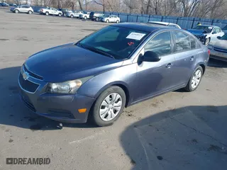 2013 Chevrolet Cruze LS with VIN 1G1PA5SH4D7312789, listed as a IAAI auction lot 41948971 with 119,725 mi miles. Bid and sale history available at carsss.com. Image 2.