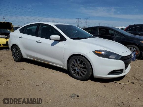 2016 Dodge Dart SE with VIN 1C3CDFAAXGD533654, listed as a Copart auction lot 52884665 with 175,091 mi miles and Salvage Title. Bid and sale history available at carsss.com. Image 4.