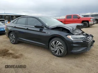 2021 Volkswagen Jetta SEL with VIN 3VWE57BU7MM018544, listed as a Copart auction lot 55449705 with 89,045 mi miles and Salvage title. Bid and sale history available at DreamBid. Image 4.