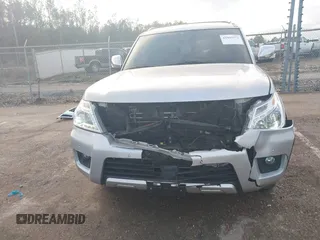 2018 Nissan Armada SV with VIN JN8AY2ND6J9057888, listed as a IAAI auction lot 41092571 with 143,263 mi miles. Bid and sale history available at carsss.com. Image 6.