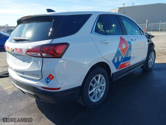 2023 Chevrolet Equinox LT with VIN 3GNAXTEG8PS196741, listed as a IAAI auction lot 41621704 with 48,741 mi miles. Bid and sale history available at carsss.com. Image 4.