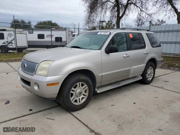2003 Mercury Mountaineer Convenience with VIN 4M2ZU86K93UJ11852, listed as a Copart auction lot 89218085 with 241,814 mi miles and Salvage Title. Bid and sale history available at carsss.com. Image 1.
