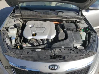 2013 Kia Optima Hybrid LX with VIN KNAGM4AD1D5043425, listed as a Copart auction lot 77598514 with 123,667 mi miles and Clean Title. Bid and sale history available at carsss.com. Image 11.