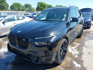 2024 BMW X7 M60i with VIN 5UX33EM09R9U06877, listed as a IAAI auction lot 41919988 with 25,015 mi miles. Bid and sale history available at carsss.com. Image 23.