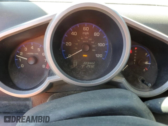 2007 Honda Element LX with VIN 5J6YH18307L010451, listed as a Copart auction lot 45704445 with 223,444 mi miles and Clean Title. Bid and sale history available at DreamBid. Image 9.