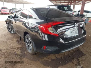 2017 Honda Civic Sedan EX-T with VIN 19XFC1F39HE028956, listed as a IAAI auction lot 41778460 with 57,216 mi miles. Bid and sale history available at carsss.com. Image 3.