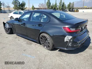 2025 BMW M3 Competition xDrive z VIN WBS33HJ07SFU46026, wystawiony jako Copart lot #46605635 z przebiegiem 408 mil mil oraz Szkoda całkowita • Salvage title. Historia ofert i sprzedaży dostępna na DreamBid. Obrazek 2.