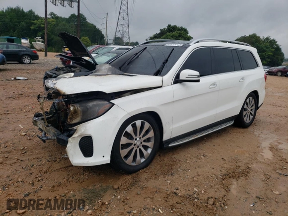 2017 Mercedes-Benz GLS with VIN 4JGDF6EE1HA834254, listed as a Copart auction lot 62611443 with 126,799 mi miles. Bid and sale history available at carsss.com. Image 1.