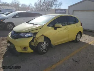 2015 Honda Fit LX with VIN 3HGGK5H51FM717584, listed as a Copart auction lot 87038334 with 143,447 mi miles and Salvage Title. Bid and sale history available at carsss.com. Image 1.