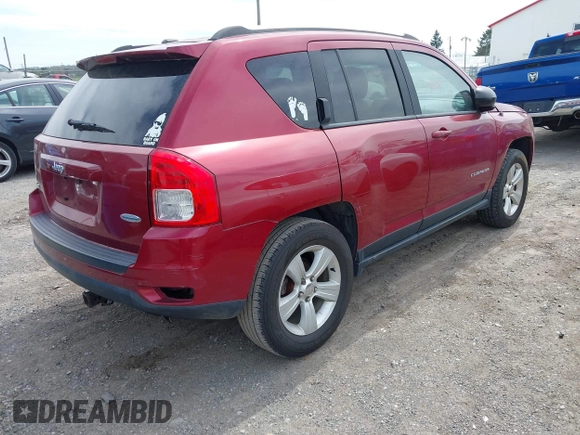 2012 Jeep Compass Latitude with VIN 1C4NJDEB6CD624936, listed as a IAAI auction lot 42085641 with 174,956 mi miles. Bid and sale history available at carsss.com. Image 4.