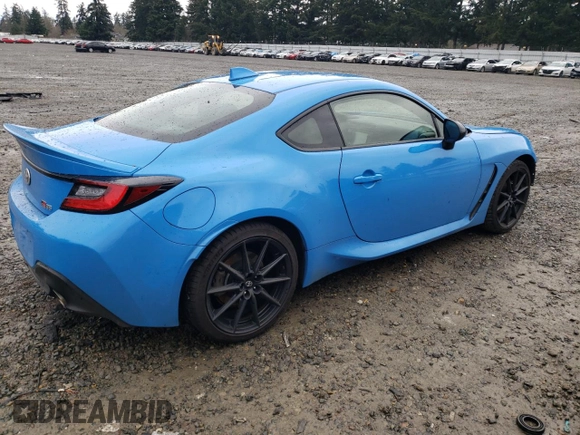 2023 Toyota GR86 Premium with VIN JF1ZNBE18P9758590, listed as a Copart auction lot 86137454 with 13,479 mi miles and Salvage Title. Bid and sale history available at carsss.com. Image 3.
