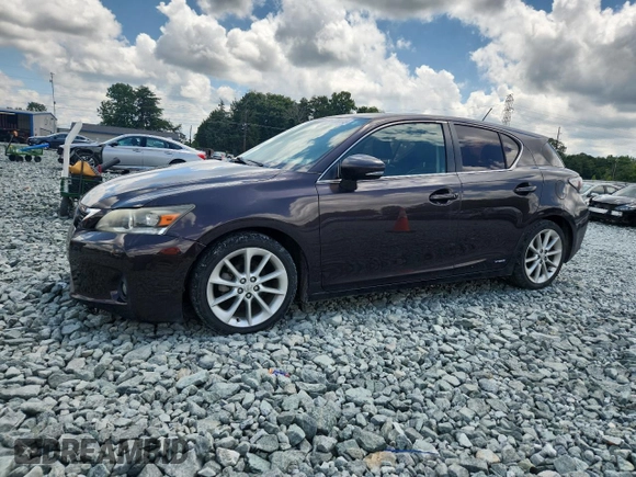 2012 Lexus CT 200h with VIN JTHKD5BH3C2106799, listed as a Copart auction lot 64438005 with 166,314 mi miles and Clean title. Bid and sale history available at DreamBid. Image 1.