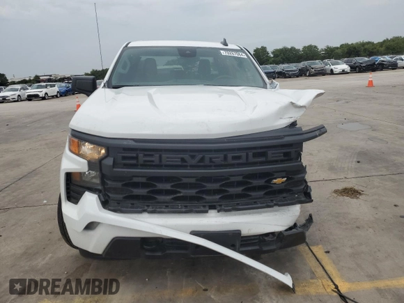 2024 Chevrolet Silverado 1500 Custom with VIN 3GCPABEK4RG267443, listed as a Copart auction lot 70267084 with 11,304 mi miles and Salvage Title. Bid and sale history available at DreamBid. Image 5.