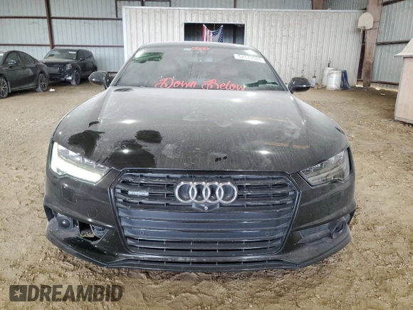 2017 Audi A7 Prestige with VIN WAU22AFC6HN129804, listed as a Copart auction lot 52373524 with 96,953 mi miles and Salvage Title. Bid and sale history available at carsss.com. Image 5.