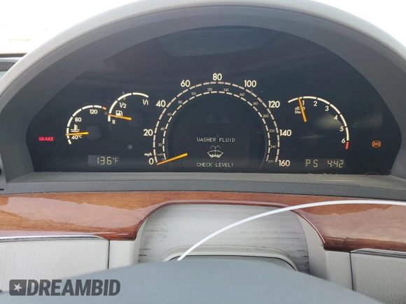 2004 Mercedes-Benz S-Class 4.3L with VIN WDBNG70J34A419641, listed as a Copart auction lot 78322884 with 0 mi miles and Salvage Title. Bid and sale history available at carsss.com. Image 9.