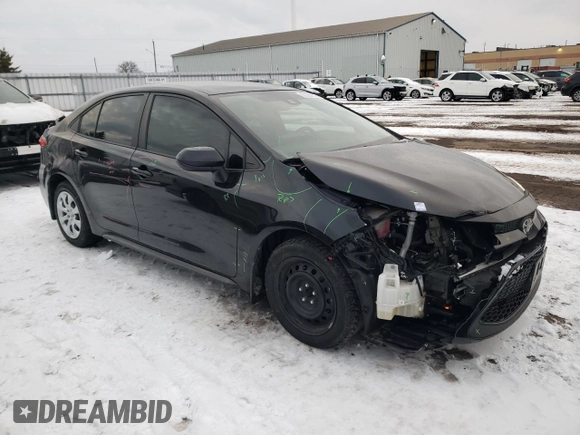 2021 Toyota Corolla L with VIN 5YFBPMBE3MP267133, listed as a Copart auction lot 89284135 with 59,498 mi miles and Salvage Title. Bid and sale history available at carsss.com. Image 4.