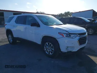 2020 Chevrolet Traverse LS with VIN 1GNERFKW4LJ228864, listed as a IAAI auction lot 41527025 with 96,356 mi miles. Bid and sale history available at carsss.com. Image 1.