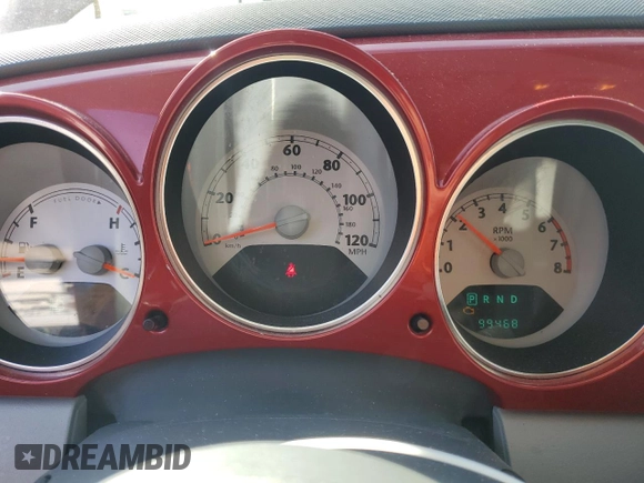 2008 Chrysler PT Cruiser with VIN 3A8FY58828T114972, listed as a Copart auction lot 46430785 with 99,468 mi miles and Salvage Title. Bid and sale history available at DreamBid. Image 9.