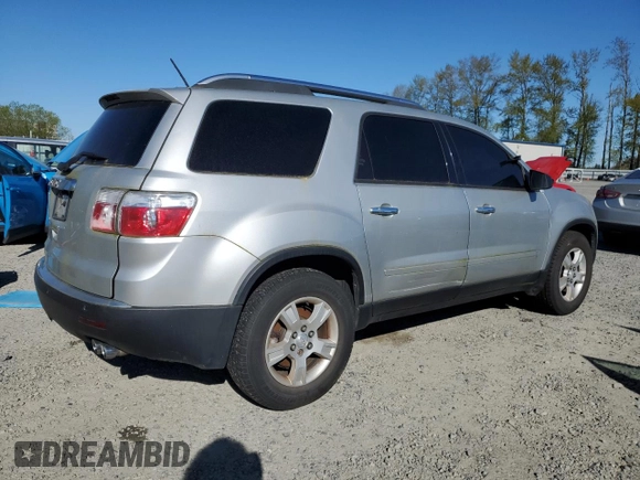 2010 GMC Acadia SLE with VIN 1GKLRLED6AJ101740, listed as a Copart auction lot 53071775 with 147,217 mi miles and Clean Title. Bid and sale history available at DreamBid. Image 3.