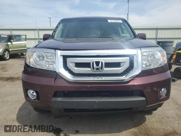 2009 Honda Pilot EX with VIN 5FNYF48469B011311, listed as a Copart auction lot 53736235 with 213,133 mi miles and Salvage Title. Bid and sale history available at DreamBid. Image 5.