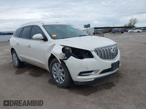 2013 Buick Enclave Leather with VIN 5GAKRCKD8DJ186131, listed as a IAAI auction lot 41356264 with 121,786 mi miles. Bid and sale history available at carsss.com. Image 1.