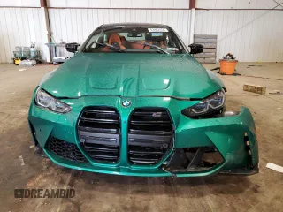 2024 BMW M4 Competition xDrive with VIN WBS43AZ01RCP96697, listed as a Copart auction lot 83862654 with 0 mi miles and Salvage Title. Bid and sale history available at carsss.com. Image 5.