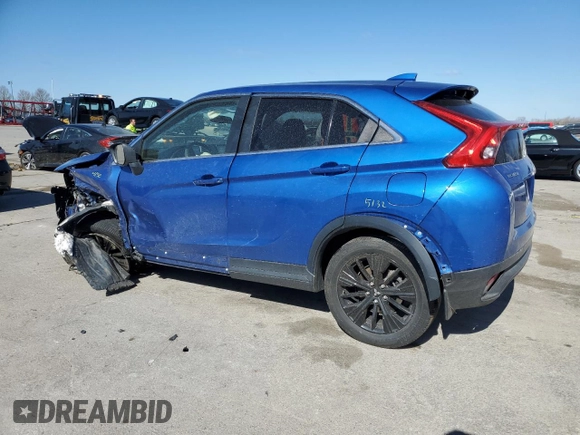 2018 Mitsubishi Eclipse Cross LE z VIN JA4AT4AAXJZ042919, wystawiony jako Copart lot #49890405 z przebiegiem 58 877 mil mil oraz Szkoda całkowita • Salvage title. Historia ofert i sprzedaży dostępna na DreamBid. Obrazek 2.