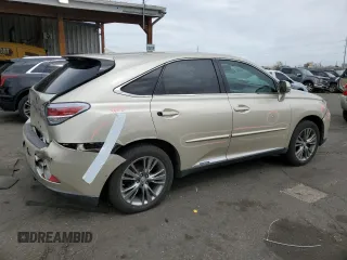 2013 Lexus RX 450h with VIN JTJZB1BA3D2008890, listed as a Copart auction lot 49958315 with 201,231 mi miles and Salvage title. Bid and sale history available at DreamBid. Image 3.