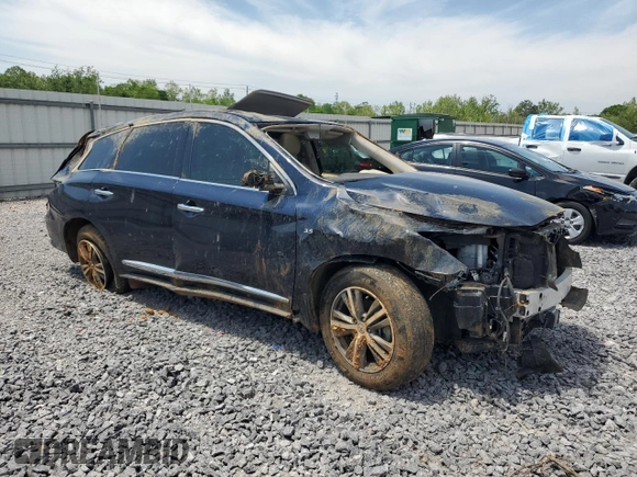 2019 Infiniti QX60 Pure z VIN 5N1DL0MM8KC557693, wystawiony jako Copart lot #53646505 z przebiegiem 67 543 mil mil oraz Szkoda całkowita • Salvage title. Historia ofert i sprzedaży dostępna na DreamBid. Obrazek 4.