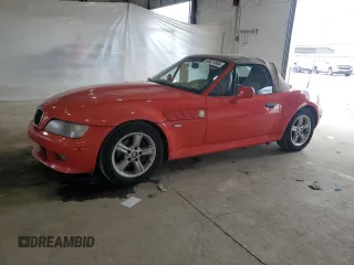 2000 BMW Z3 2.5 with VIN WBACH9349YLM91104, listed as a Copart auction lot 60521865 with 58,258 mi miles and Salvage title. Bid and sale history available at DreamBid. Image 1.