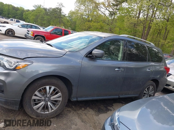 2018 Nissan Pathfinder SL with VIN 5N1DR2MN2JC641929, listed as a IAAI auction lot 42007326 with 176,024 mi miles. Bid and sale history available at carsss.com. Image 14.