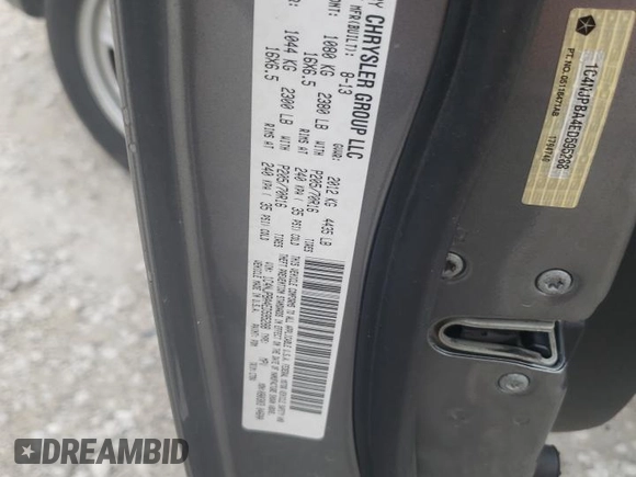 2014 Jeep Patriot Sport with VIN 1C4NJPBA4ED595288, listed as a Copart auction lot 70340814 with 154,585 mi miles and Salvage title. Bid and sale history available at DreamBid. Image 15.