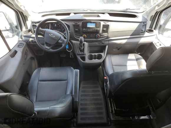 2023 Ford Transit Cargo with VIN 1FTBR1C86PKA12559, listed as a Copart auction lot 60771385 with 11,478 mi miles and Non repairable. Bid and sale history available at DreamBid. Image 8.
