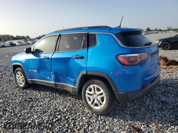 2020 Jeep Compass Sport с VIN 3C4NJCAB8LT102576, выставлен на аукционе Copart как лот 61001295 с пробегом 75 187 миль миль и Списание • Salvage title. История ставок и продаж доступна на DreamBid. Изображение 2.
