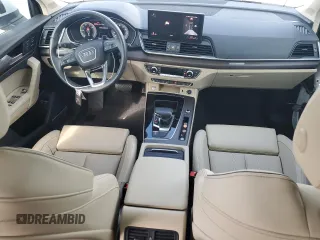 2021 Audi Q5 Premium Plus with VIN WA1E2AFY9M2128647, listed as a Copart auction lot 72887654 with 22,051 mi miles and Salvage Title. Bid and sale history available at carsss.com. Image 8.