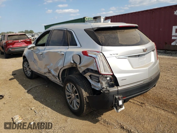 2018 Cadillac XT5 Luxury AWD with VIN 1GYKNDRS2JZ182863, listed as a Copart auction lot 64596154 with 60,951 mi miles and Salvage Title. Bid and sale history available at DreamBid. Image 2.
