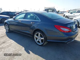 2014 Mercedes-Benz CLS-Class CLS 550 with VIN WDDLJ7DB9EA122846, listed as a IAAI auction lot 41588708 with 52,706 mi miles. Bid and sale history available at carsss.com. Image 3.