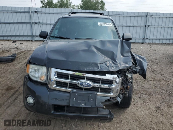 2011 Ford Escape XLT with VIN 1FMCU9DG8BKC43782, listed as a Copart auction lot 60281045 with 123,942 mi miles and Salvage title. Bid and sale history available at DreamBid. Image 5.