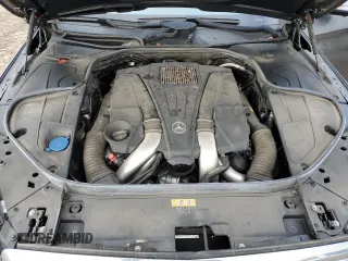 2017 Mercedes-Benz S 550 with VIN WDDUG8CB8HA339349, listed as a Copart auction lot 42814005 with 33,779 mi miles and Salvage Title. Bid and sale history available at carsss.com. Image 11.