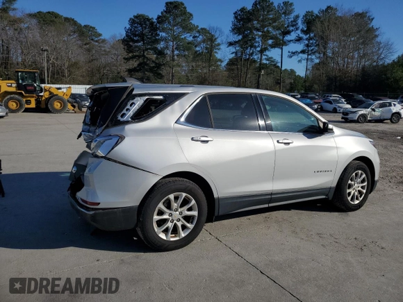 2018 Chevrolet Equinox LT with VIN 2GNAXSEV3J6141466, listed as a Copart auction lot 46596005 with 121,609 mi miles and Salvage Title. Bid and sale history available at carsss.com. Image 3.
