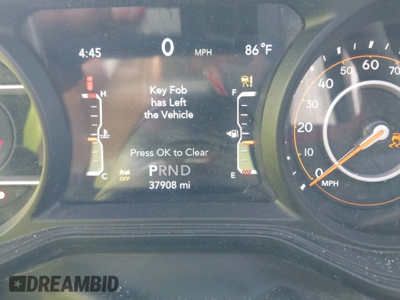 2024 Jeep Wrangler Rubicon with VIN 1C4PJXFG5RW259926, listed as a IAAI auction lot 42009249 with 37,988 mi miles and . Bid and sale history available at DreamBid. Image 7.