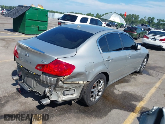2008 Infiniti G35 Journey z VIN JNKBV61E78M217927, wystawiony jako IAAI lot #42651058 z przebiegiem 204 792 mil mil oraz . Historia ofert i sprzedaży dostępna na DreamBid. Obrazek 4.