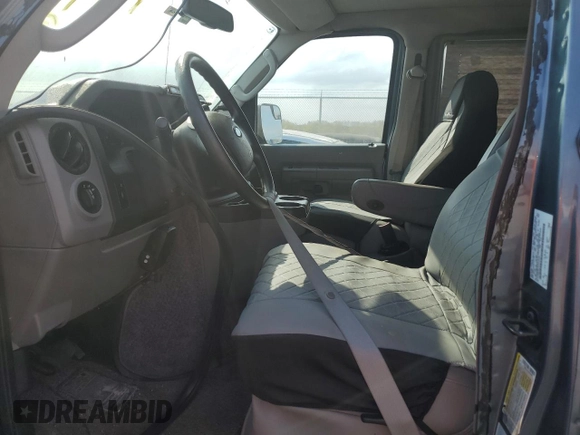 2014 Ford Econoline Cargo Commercial with VIN 1FTNE1EL7EDA55965, listed as a Copart auction lot 75649024 with Not Provided miles and Salvage Title. Bid and sale history available at carsss.com. Image 7.
